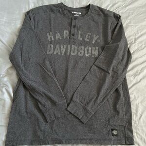 NWOT Harley Davidson Henley, size XL